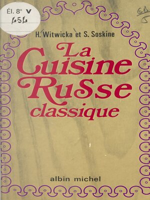 cover image of La cuisine russe classique
